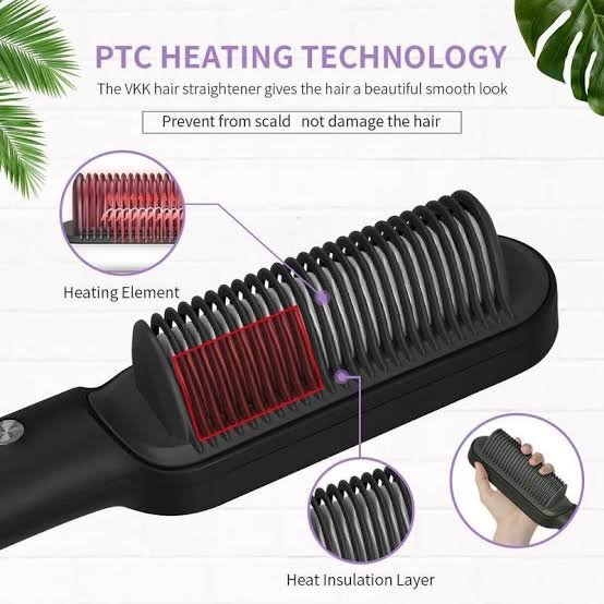 909 Hair Straightener brush (Minimum Order Quantity 1 Carton/60 PCs) image 6