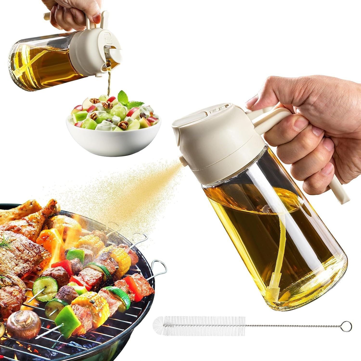 2 in 1 Big Oil Jug (Minimum Order Quantity 1 Carton/60 Pcs) image 2