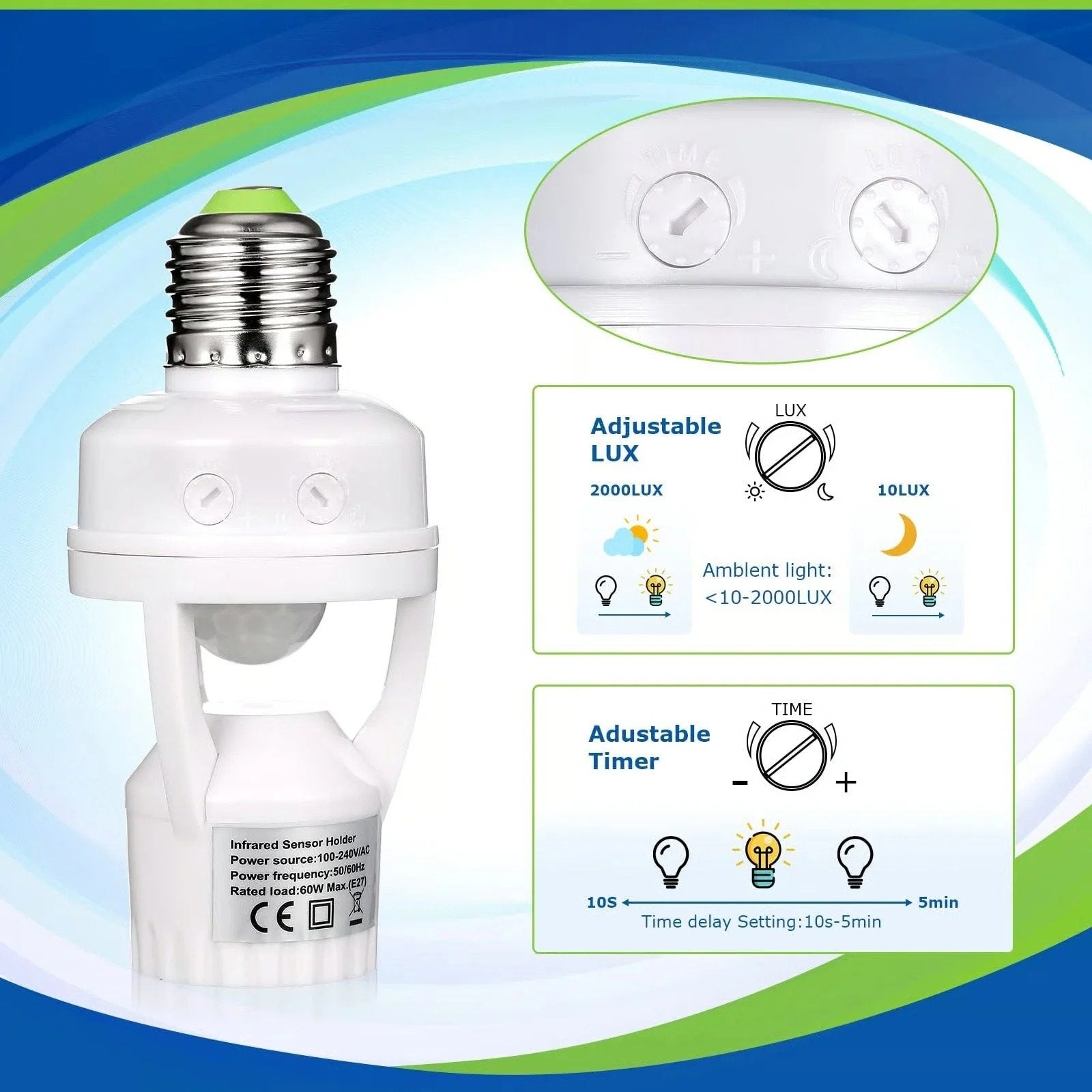Sensor Bulb Holder (Minimum Order Quantity 1 Carton/100 Pcs) image 2