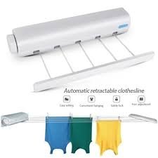 Retractable Automatic Clothesline (Minimum Order Quantity 1 Carton/32 Pcs) image 3
