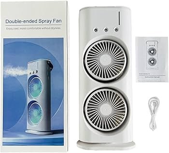 Double Nano Mist Fan (Minimum Order Quantity 1 Carton/20 PCs) image 4