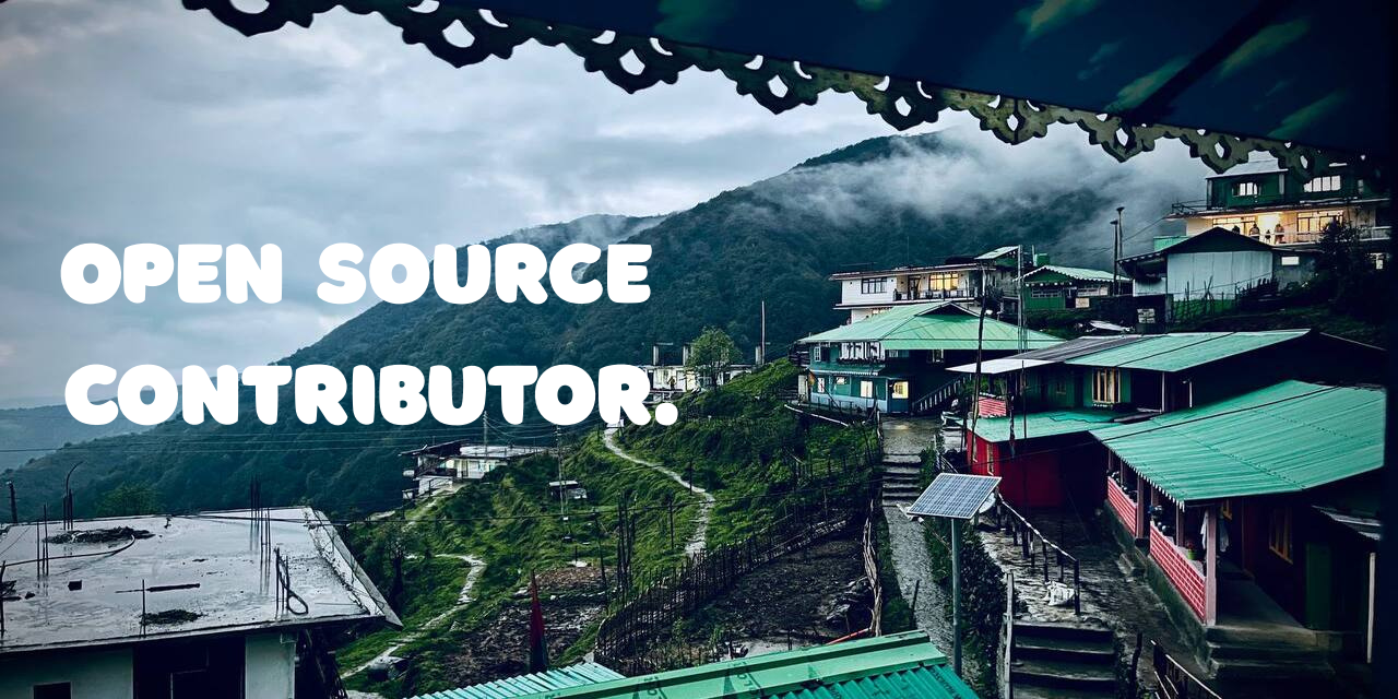 OPEN SOURCE CONTRIBUTOR