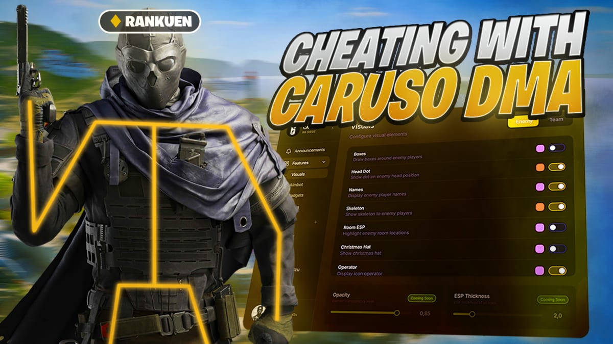 Rainbow Six Siege cheat thumbnail for Rankuen: Caruso