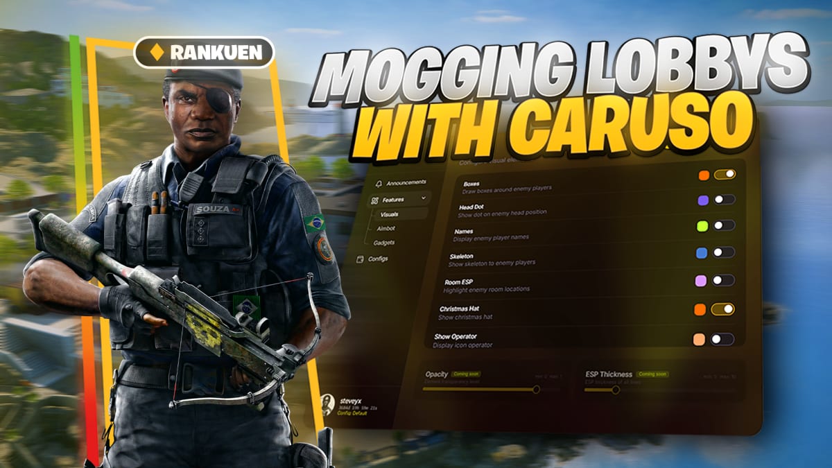 Rainbow Six Siege cheat thumbnail for Rankuen: Caruso