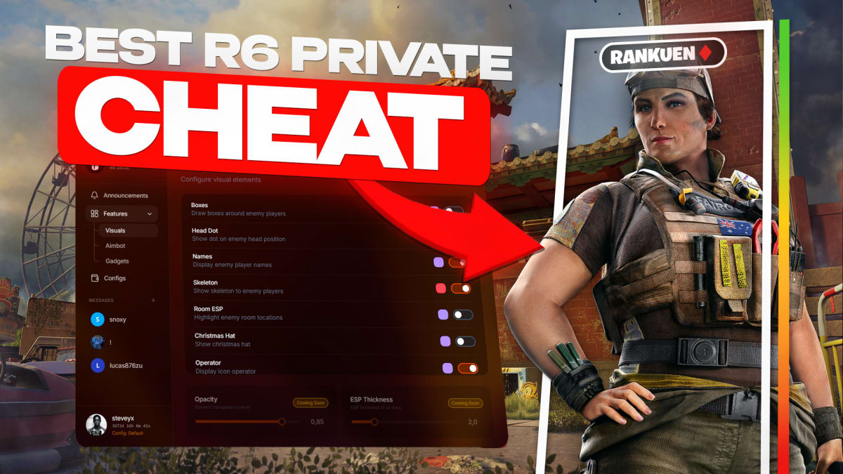 Rainbow Six Siege cheat thumbnail for Rankuen: Caruso
