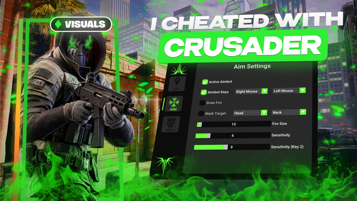 Rainbow Six Siege cheat thumbnail for Visuals: Crusader