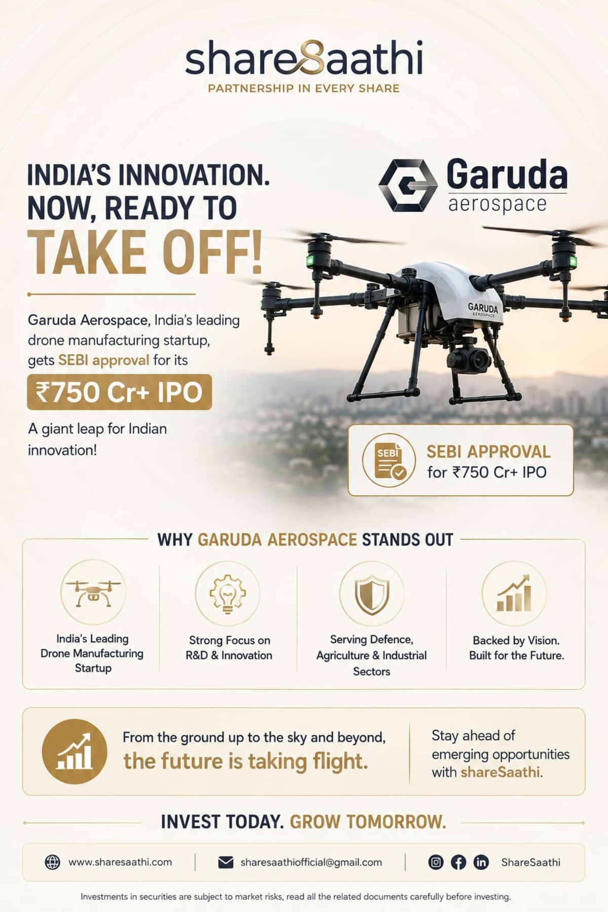 Garuda Aerospace Gets SEBI Nod for ₹750 Crore+ IPO: Drone Startup Moves Closer to Public Listing