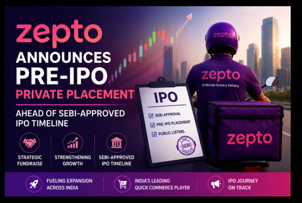 Zepto Announces Pre-IPO Private Placement, Reaffirms Listing Within SEBI-Approved Timeline