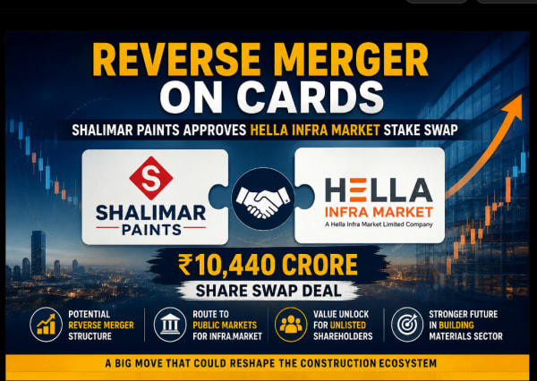 Infra.Market Reverse Merger: What Shalimar Paints’ Deal Means