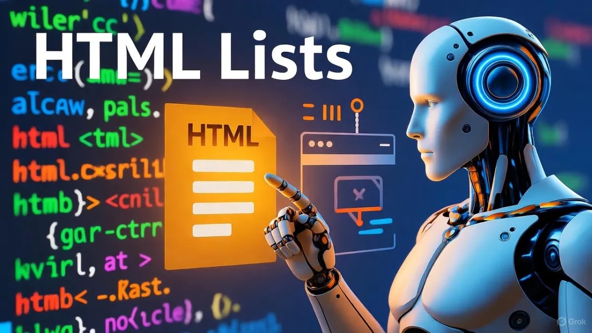 HTML Lists – A Complete Guide for Beginners