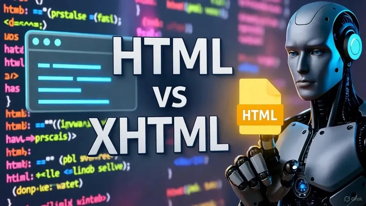 HTML vs XHTML – Key Differences Explained with Examples