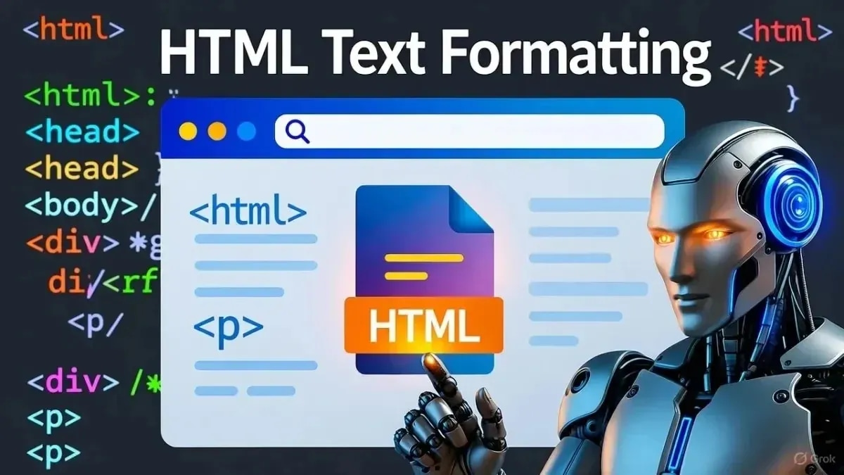 HTML Text Formatting Tutorial – Learn Bold, Italic, Subscript, Superscript & More