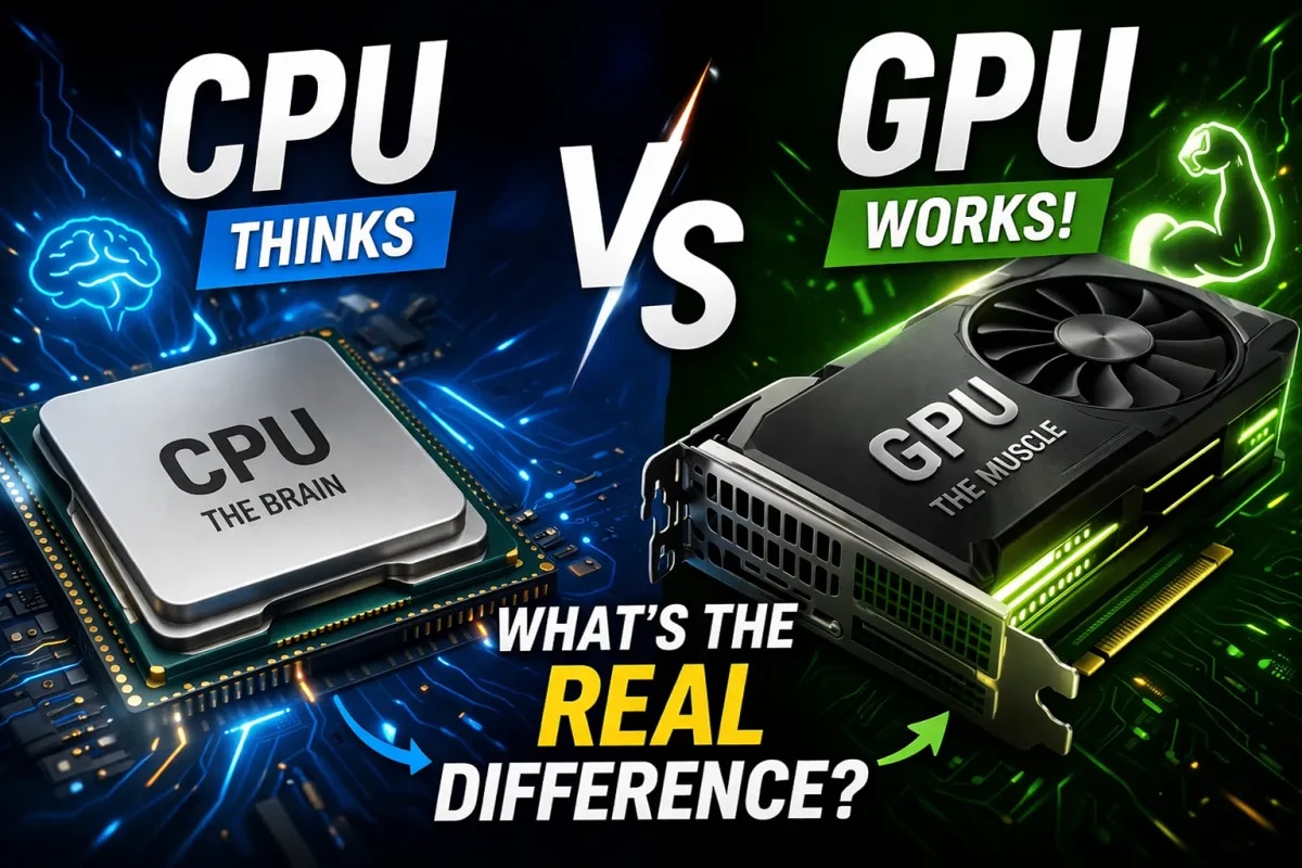 CPU vs GPU: What They Are, How They Differ, and Why Both Matter