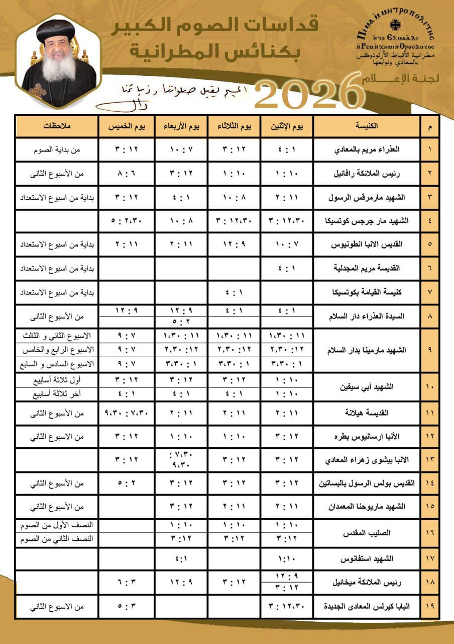 The Greatest Feast Liturigies