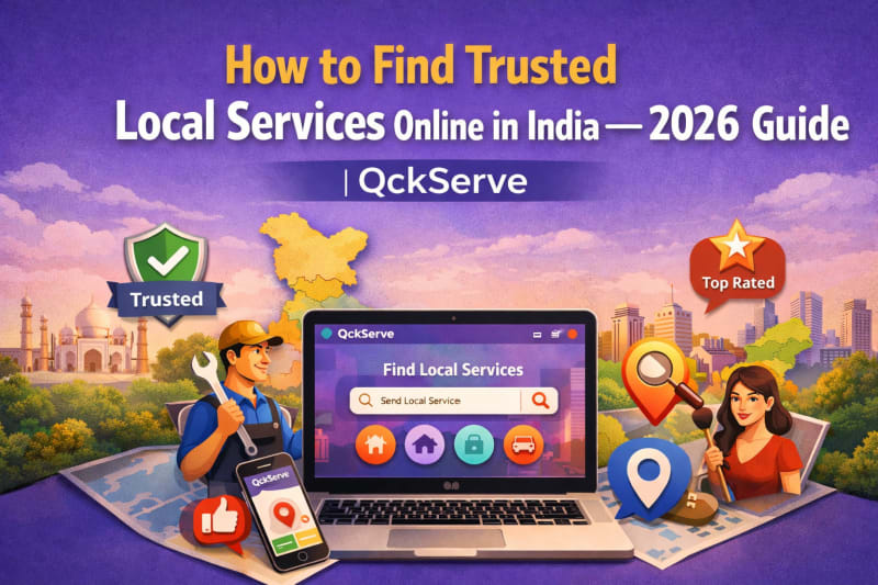 How to Find Trusted Local Services Online in India — 2026 Guide | QckServe