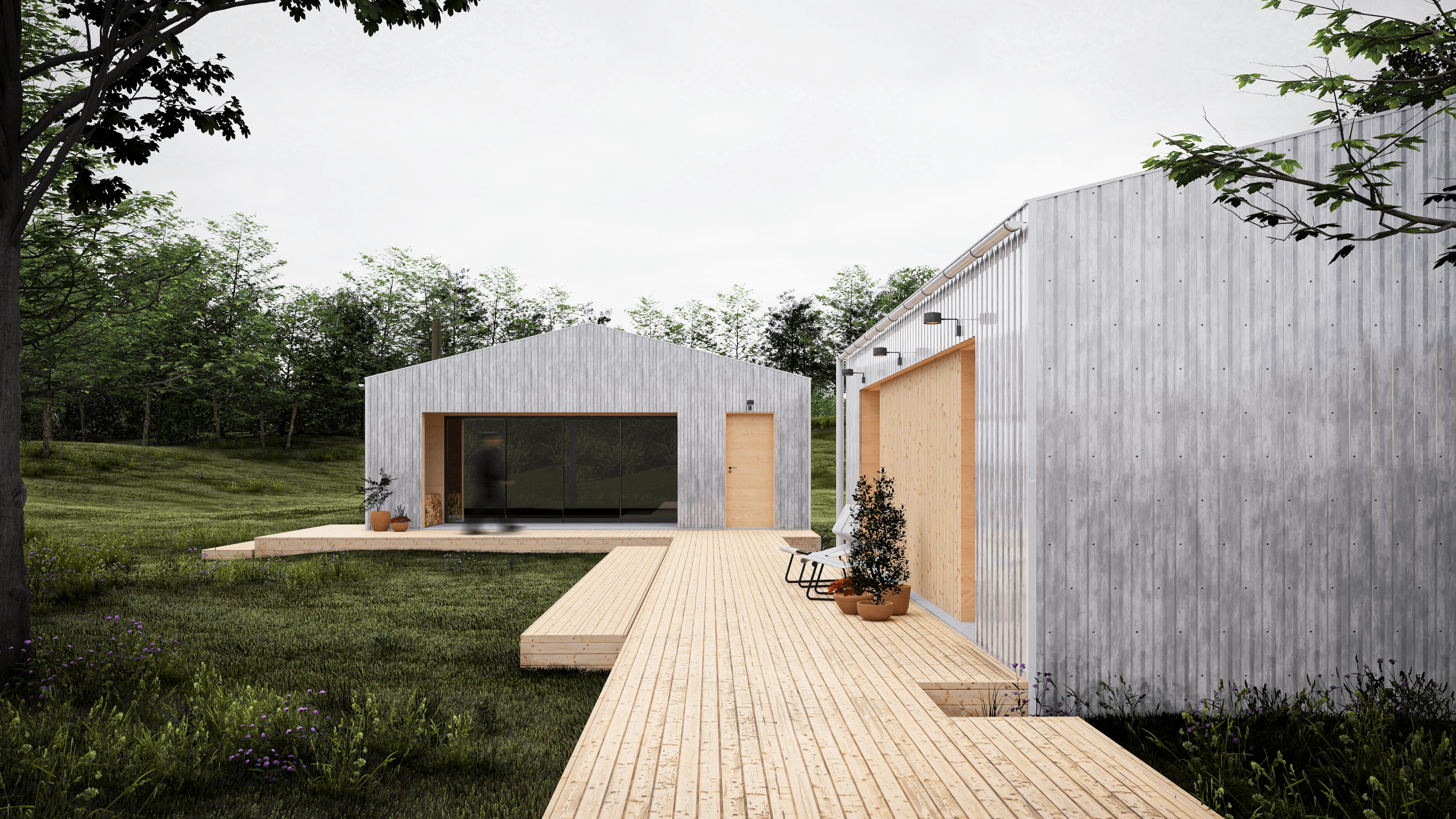 Forest Barn - Upstairs Architecture