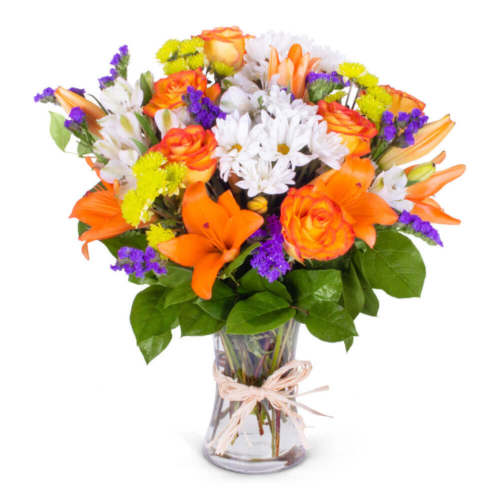 Orange Delight Flower Delivery Newark DE - Kirk's Flowers Inc.