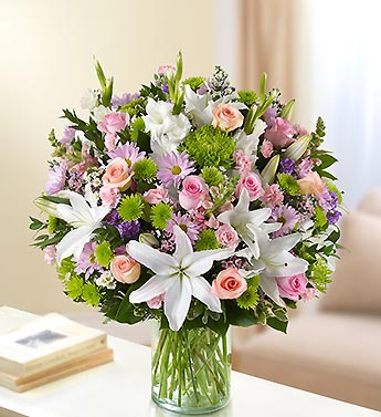 Sincerest Sorrow - Multicolor Pastel Flower Bouquet
