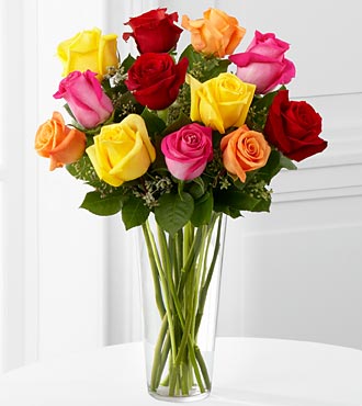 The FTD® Bright Spark™ Rose Bouquet Flower Delivery