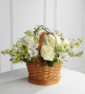 The FTD® Peaceful Garden™ Basket Flower Bouquet