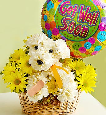 Sick As A Dog Flower Bouquet