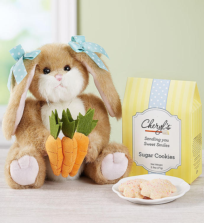 うさぎ bashful biscuit Bunny ビスケット Bearington® Bunny & Cheryl's Cookies | 1800Flowers.com - 155768