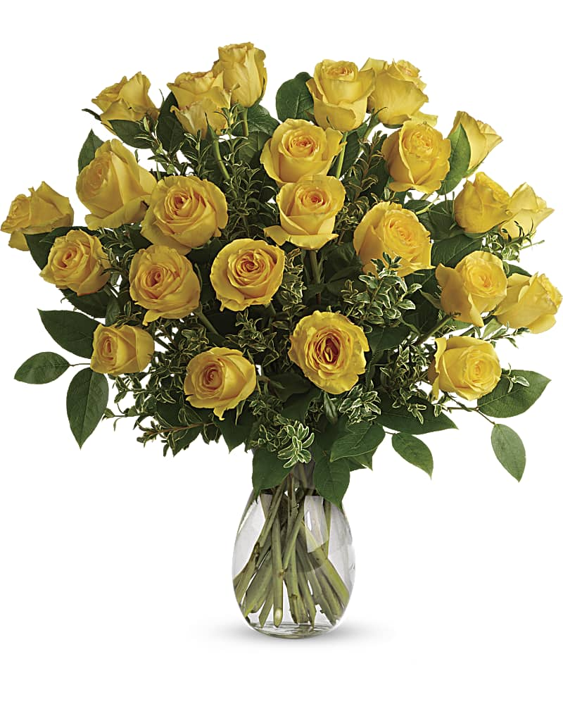 Yellow roses - Say Yellow Bouquet Flower Delivery Chapel Hill NC