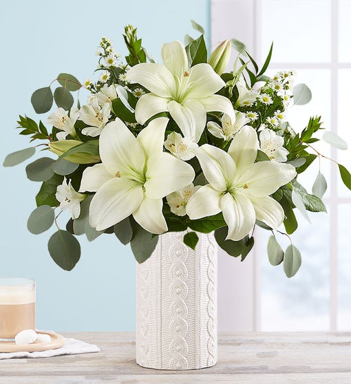 Winter White Bouquet from 1-800-FLOWERS.COM