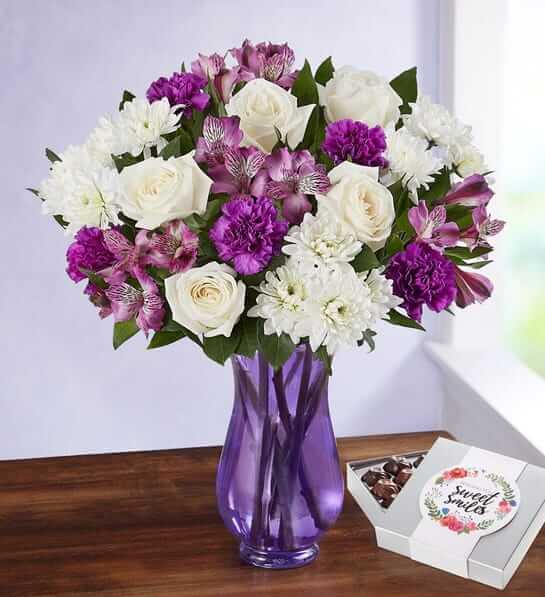 Lavender Garden Bouquet Flower Delivery Jacksonville FL Spencer's Jacksonville florist