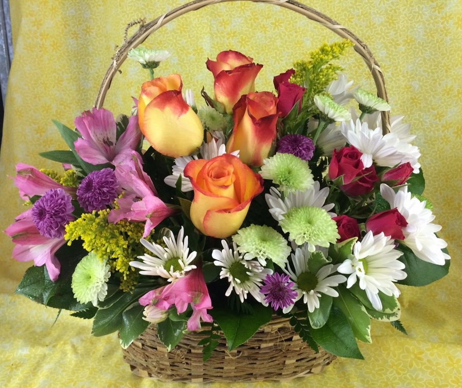 Springful Basket Flower Delivery The Villages FL Plantation Flower