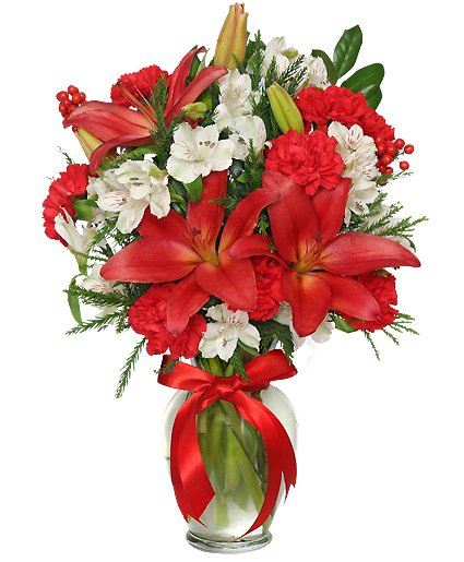 Seasons Greetings Flower Delivery Austin Texas - ParkCrest Floral Design