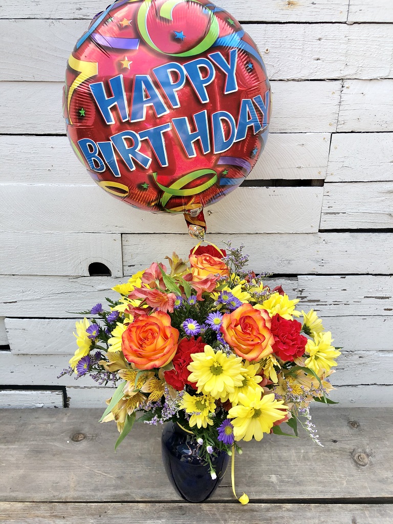 Happy Birthday Florist Designed Balloon Bouquet