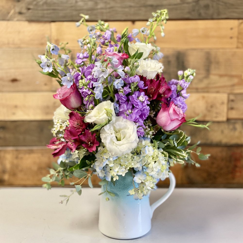 Pitcher of Blooms by Fanny's Flowers in Temple City, CA Fanny's Flowers