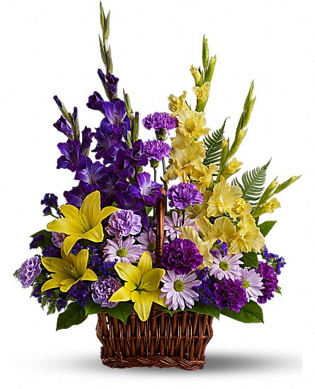 Basket of Memories Flower Bouquet