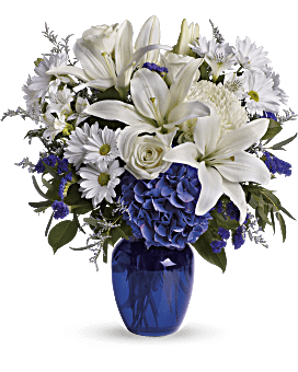 Beautiful in Blue Flower Delivery Deerfield Beach FL - Deerfield Florist