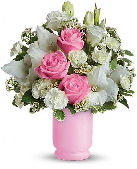 Pink and White Delight Flower Bouquet