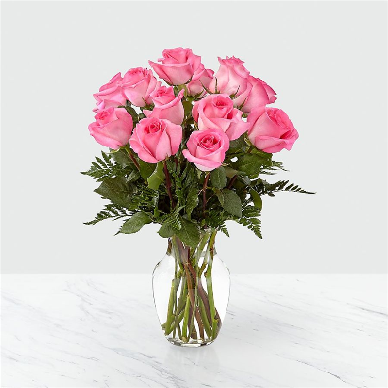 Smitten Pink Rose Bouquet