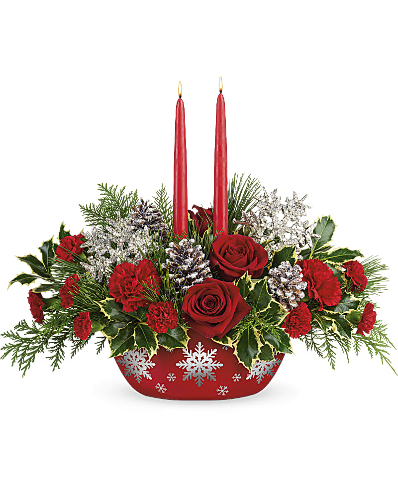 Teleflora's Winter's Eve Centerpiece Bouquet Teleflora