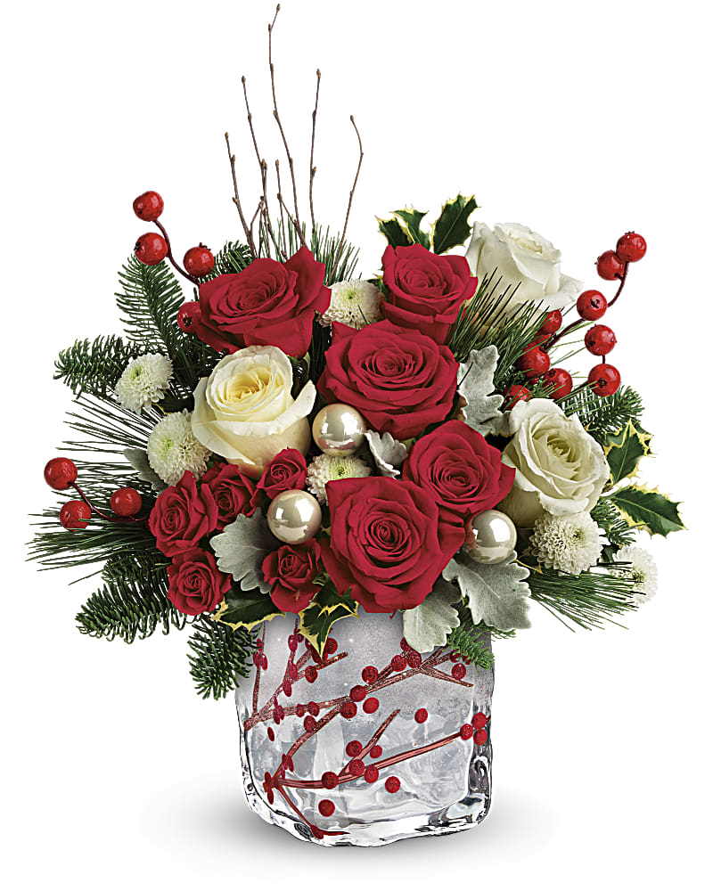 Teleflora�s Winterberry Kisses Bouquet Flower Delivery