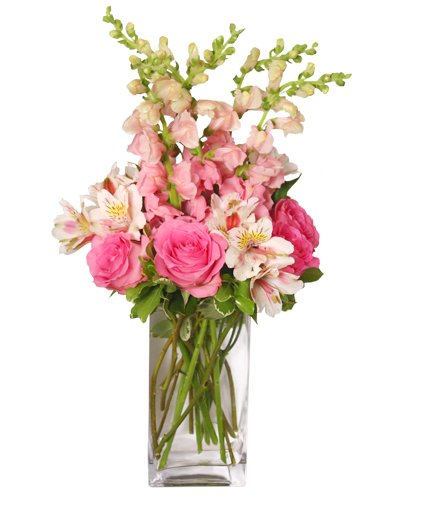 Think Pink Flower Delivery Santa Ana CA - Floral Creations by Enzo