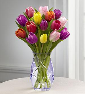 The FTD® Spring Tulip Bouquet by Better Homes and Gardens® Flower Bouquet