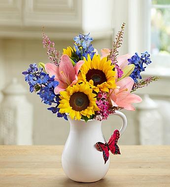 Springtime Wishes™ Flower Bouquet