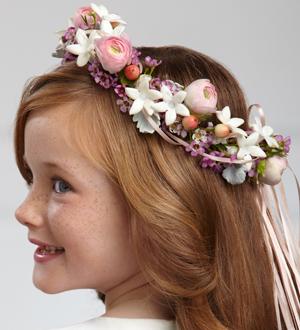 The FTD® Lila Rose™ Headpiece Flower Bouquet