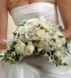 The FTD® White on White™ Bouquet Flower Bouquet