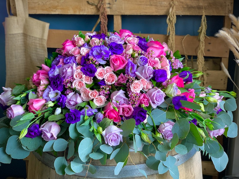 Radiant Life Casket Spray Flower Delivery West Roxbury Massachusetts