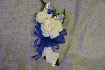 dill blue cheese dressing Navy Blue Wrist Corsage