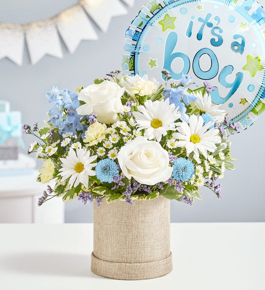 Flower Arrangements New Baby Bouquet Delivery New Baby Boy Flower