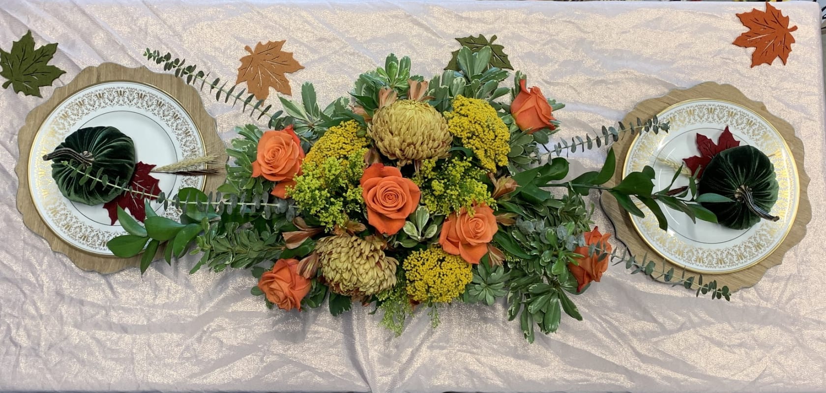 Fresh Flowers Table Centerpieces