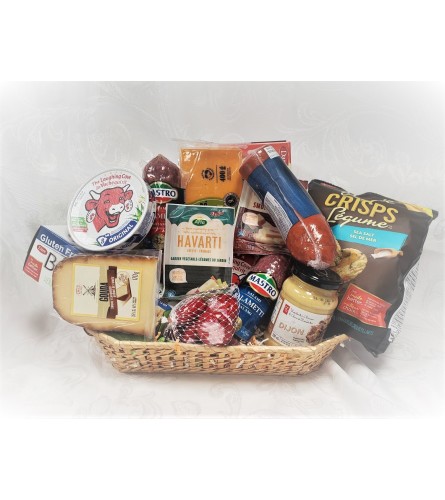 Gourmet Meat and Cheese Gift Basket
