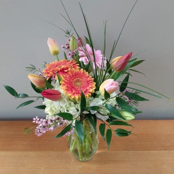 Spring Fling Flower Delivery Victoria BC Poppies Floral Art